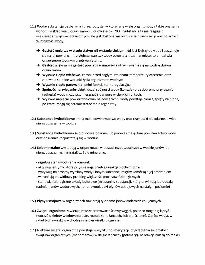 TEMAT: SKŁAD CHEMICZNY ORGANIZMÓW
1.) Organizm człowieka składa się ze związków organicznych (związków węgla) oraz związków
nieorganicznych 