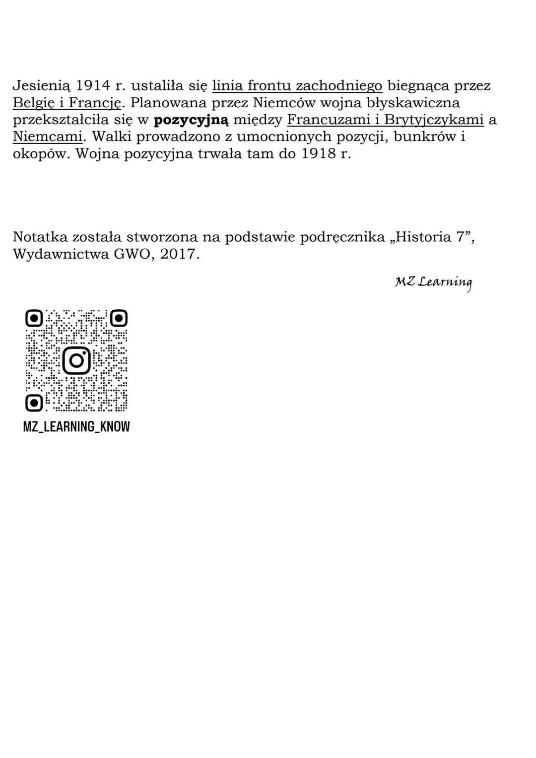 MZ_LEARNING_KNOW
Od „zbrojnego pokoju"
do I wojny światowej
Klasa 7, Historia, GWO
Zjednoczenie Niemiec (1871 r.) naruszyło, przyjętą na kon
