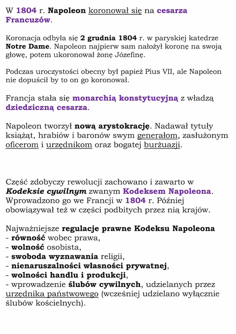 Napoleon Bonaparte
tworzy nowy ład w Europie
W 1794 r. obalono rządy jakobinów we Francji.
Francja nadal była republiką.
Największy wpływ na