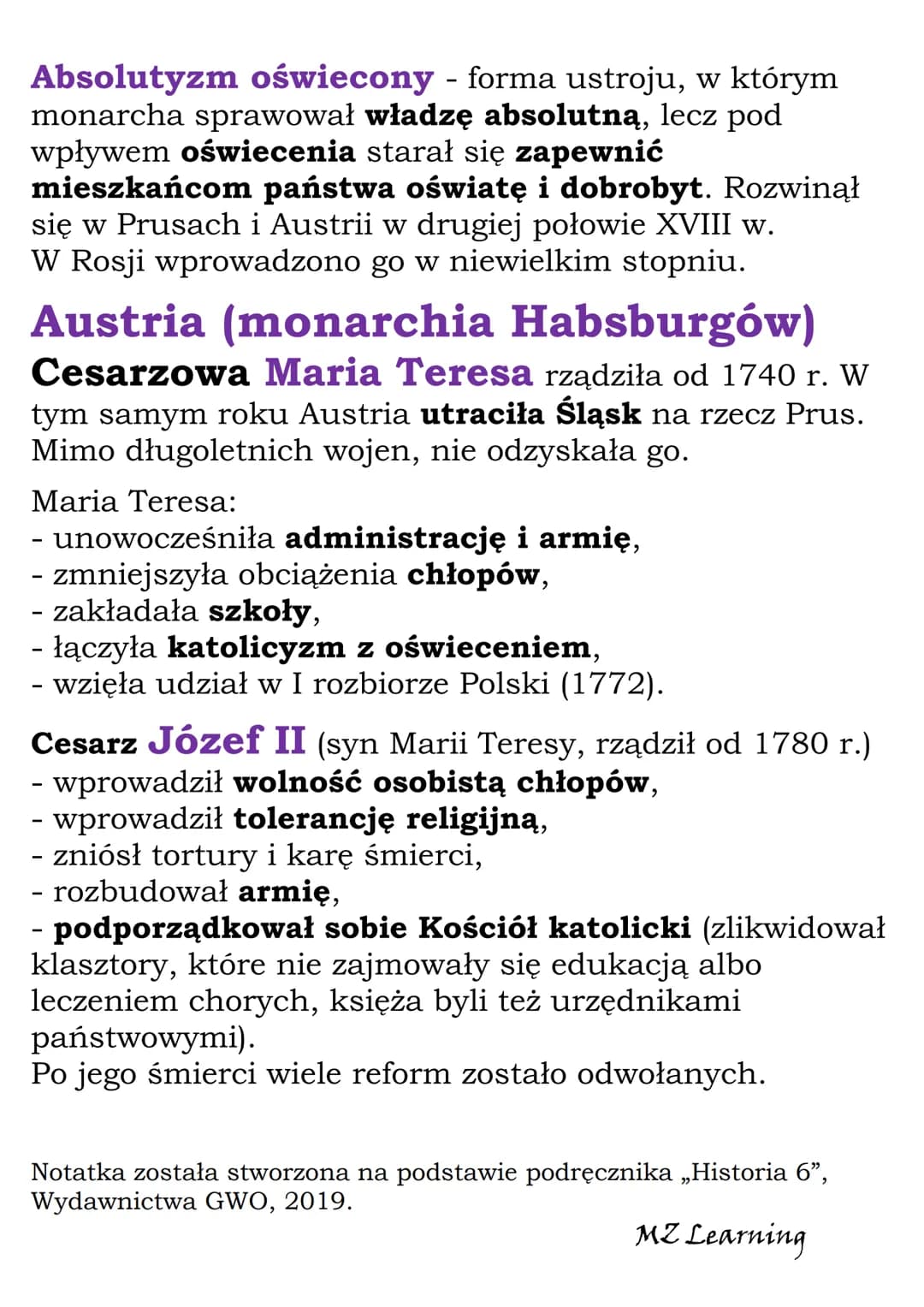 Nowe potęgi w Europie
Rosja
W 1689 r. władzę objął car Piotr I (Wielki).
Zreformował państwo na wzór zachodni.
- usprawnił administrację,
- 