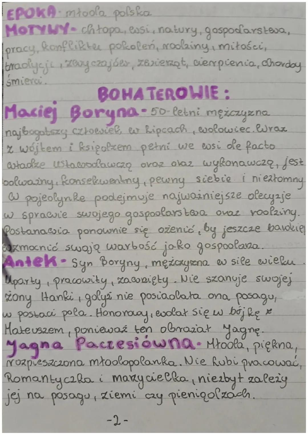 CHŁOPI-WŁADYSHAW
REYMONT
es
1. Czas akcji - wyolarzenia rozpoczynają się jesienią
we alześniela Roriczy latem, w lipcu. Reymontowi
xalesiaio