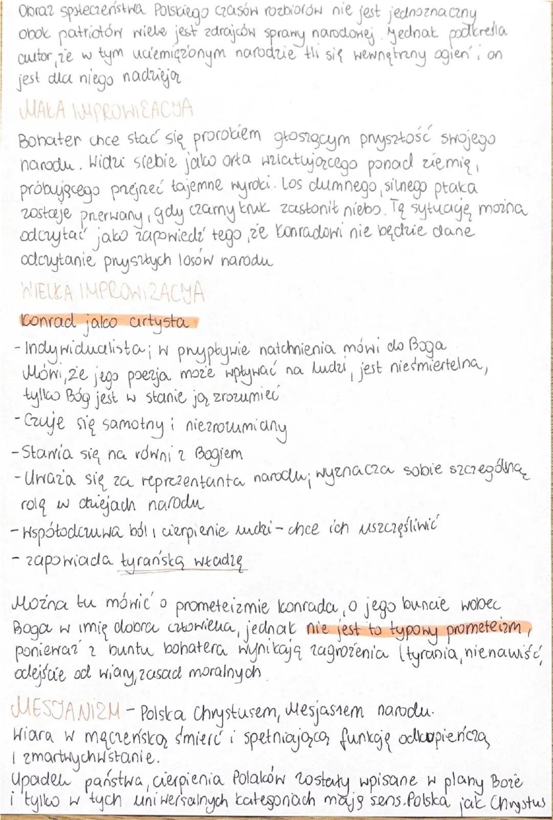 DZIADY III-PROBLEMATYKA
Powstały wiosną 1832r. w Dreznie, utwór był głosem i dyskusji
na temat pryczyn upadku porstania listopadowego, na te