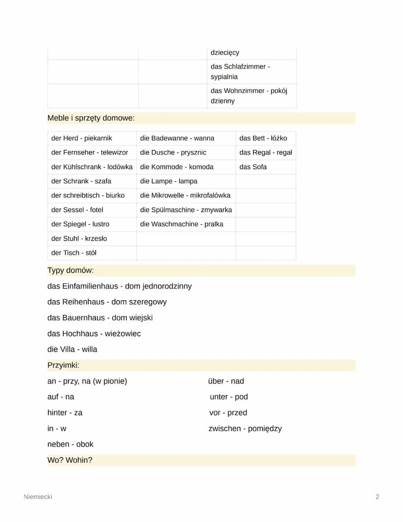 Niemiecki
Przypadki:
Przypadek
Mianownik (
kto? co?)
Dopełniacz
(kogo? czego?)
Celownik
(komu? czumu?)
I. pojedyncza
mein
dein
sein
ihr
Bier