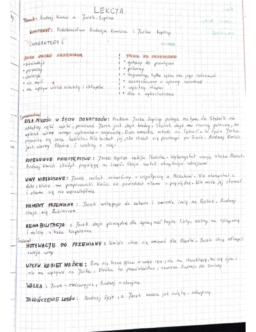 Andrzej Kmicic a Jacek Soplica