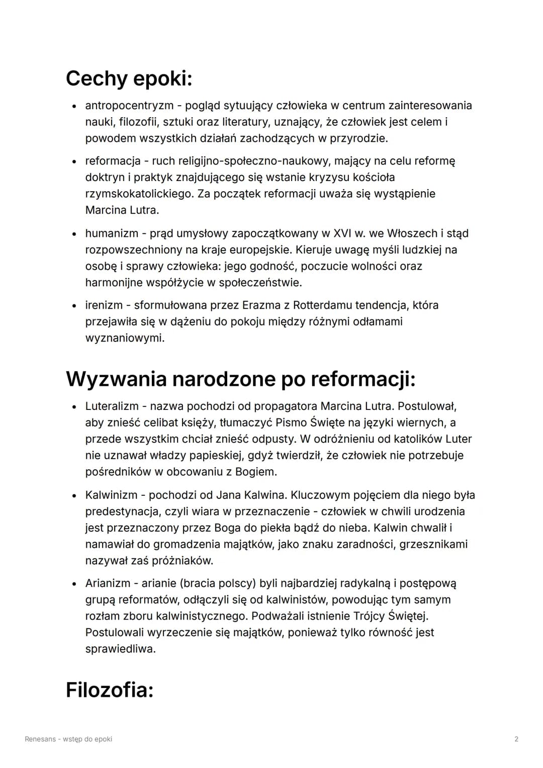 Renesans - wstęp do epoki
Tags
Renesans
Select Obowiązuje na mature
Umiem
"Człowiekiem jestem i nic, co ludzkie nie jest mi obce"
Terencjusz