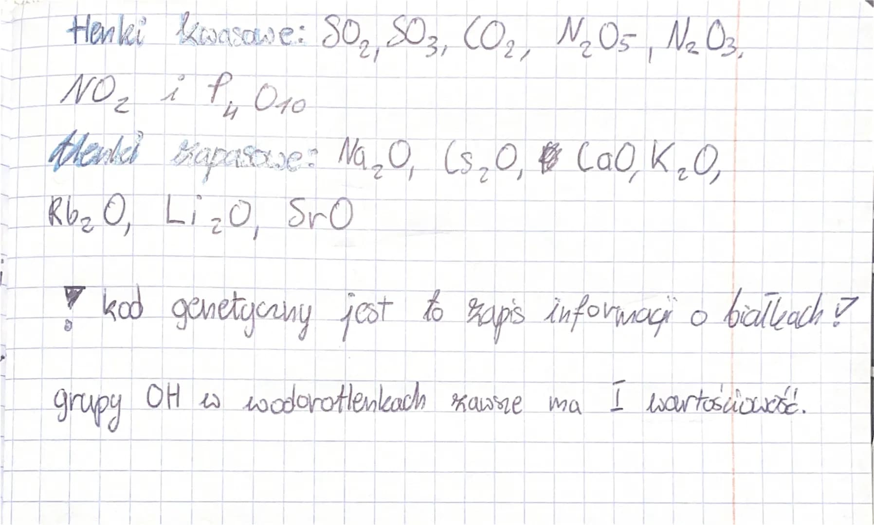 Henki i wodorotlenki
Alenki - związki chemiczne Alenu z innymi pierwia -
stkami.
pierwiastek chemicny = substancja prosta (nie da się
Związe