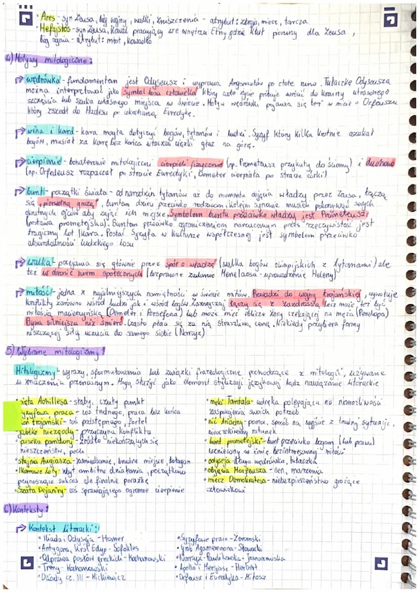 7:
(41) kluczowe pojęcia ?
-Antyki Biblia
- Spustizna Antyku.
-Biblijne Drvedictwo
-Klasyczność
~JAN PARANDONSKI - MITOLOGIA
+ opowieść o Bo