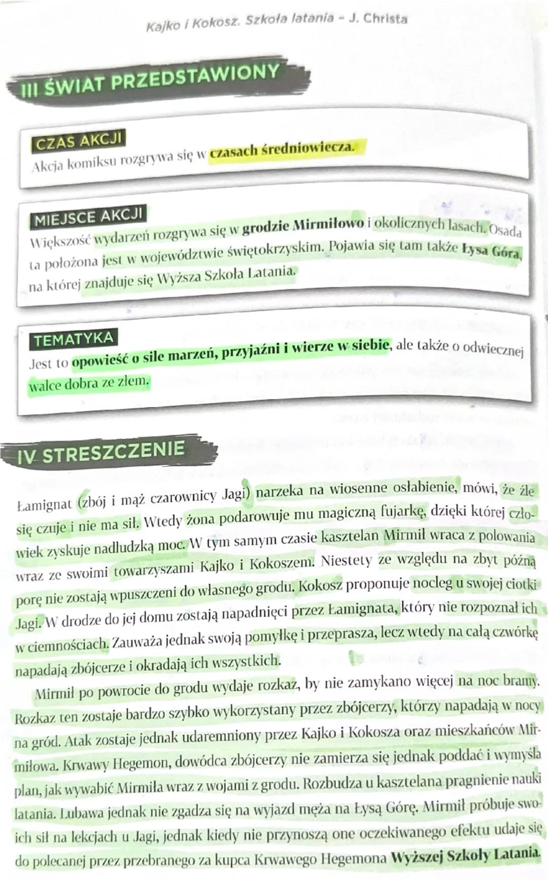 # Kajko i Kokosz. Szkoła latania
J. Christa

# I GENEZA
Seria komiksów o Kajko i Kokoszu jest najpopularniejszym dziełem Janusza Christy. Ka