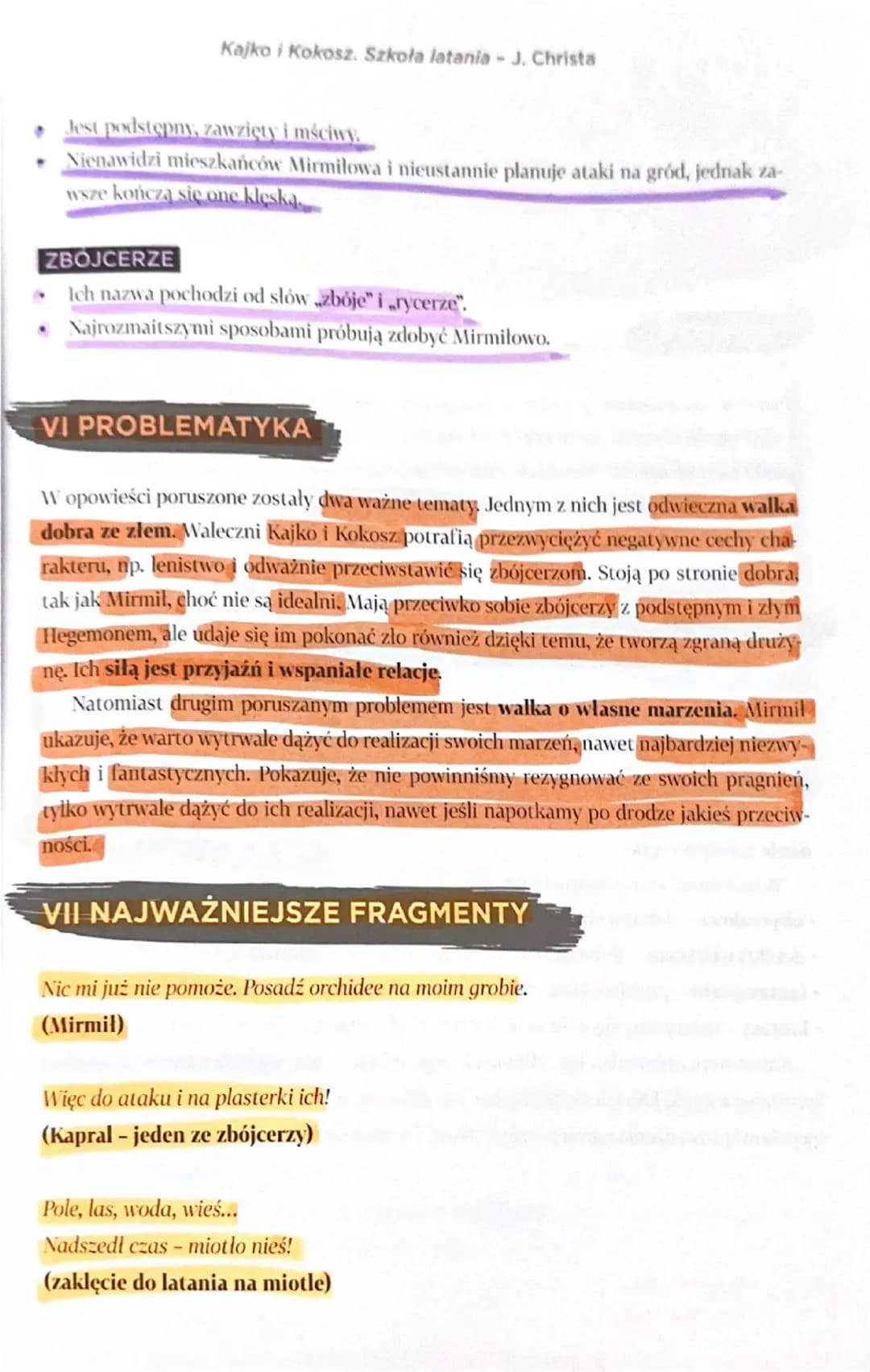 # Kajko i Kokosz. Szkoła latania
J. Christa

# I GENEZA
Seria komiksów o Kajko i Kokoszu jest najpopularniejszym dziełem Janusza Christy. Ka