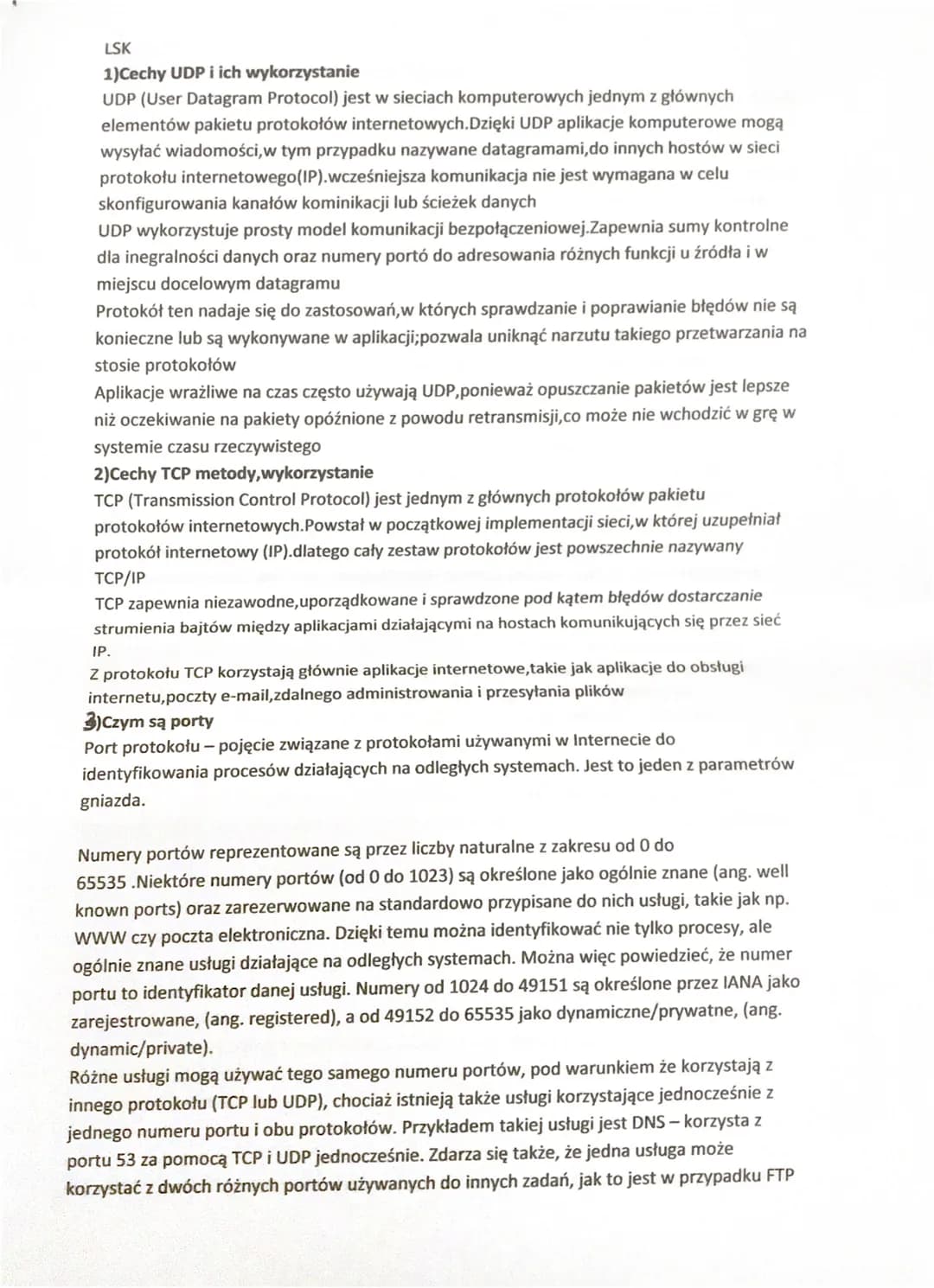 
<p>UDP (User Datagram Protocol) jest jednym z głównych elementów pakietu protokołów internetowych w sieciach komputerowych. Dzięki UDP apli