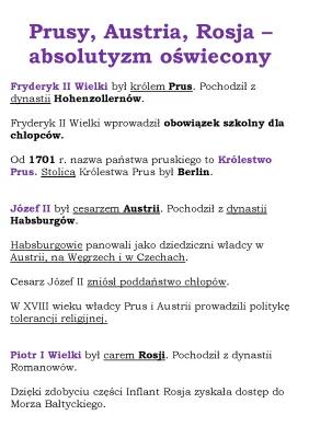 Know Prusy, Austria, Rosja – absolutyzm oświecony thumbnail