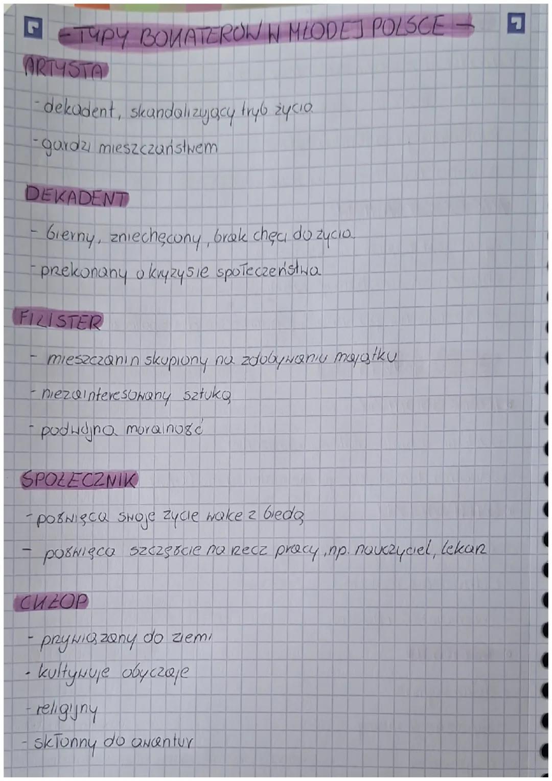 MŁODA POLSKA - D

- RAMY CZASOWE -

NEUROPIE LATA GO XIX WIEKU - LATA GO. XX NIEKU
W POLSCE 1891 - 1918 r.

-NAZWA

nazwa okresu w kulture, 