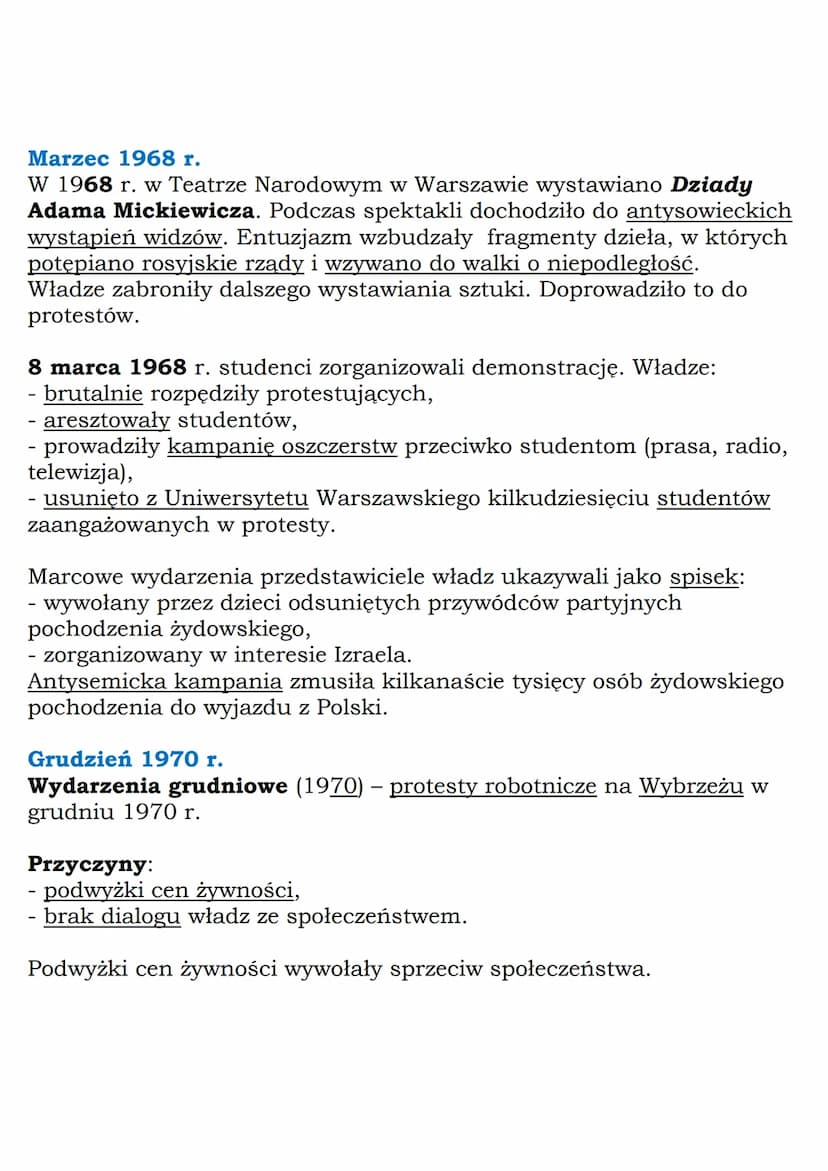 --- OCR Start ---
Istotne osoby:
Władysław Gomułka,
kardynał Stefan Wyszyński,
Romek Strzałkowski.
PRL po śmierci Stalina
W Polsce po śmierc