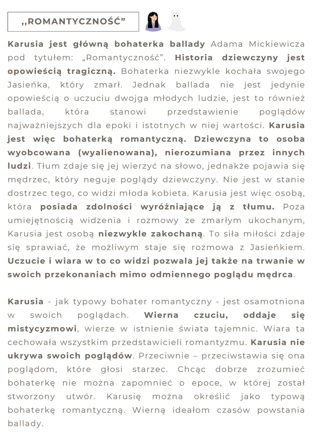 MIŁOŚĆ ROMANTYCZNA
UTWORY
• ,,CIERPIENIA MŁODEGO WERTERA"
• ,,GIAUR"
• ,,KONRAD WALLENROD"
,,ROMANTYCZNOŚĆ"
Miłość romantyczna - romantycy u