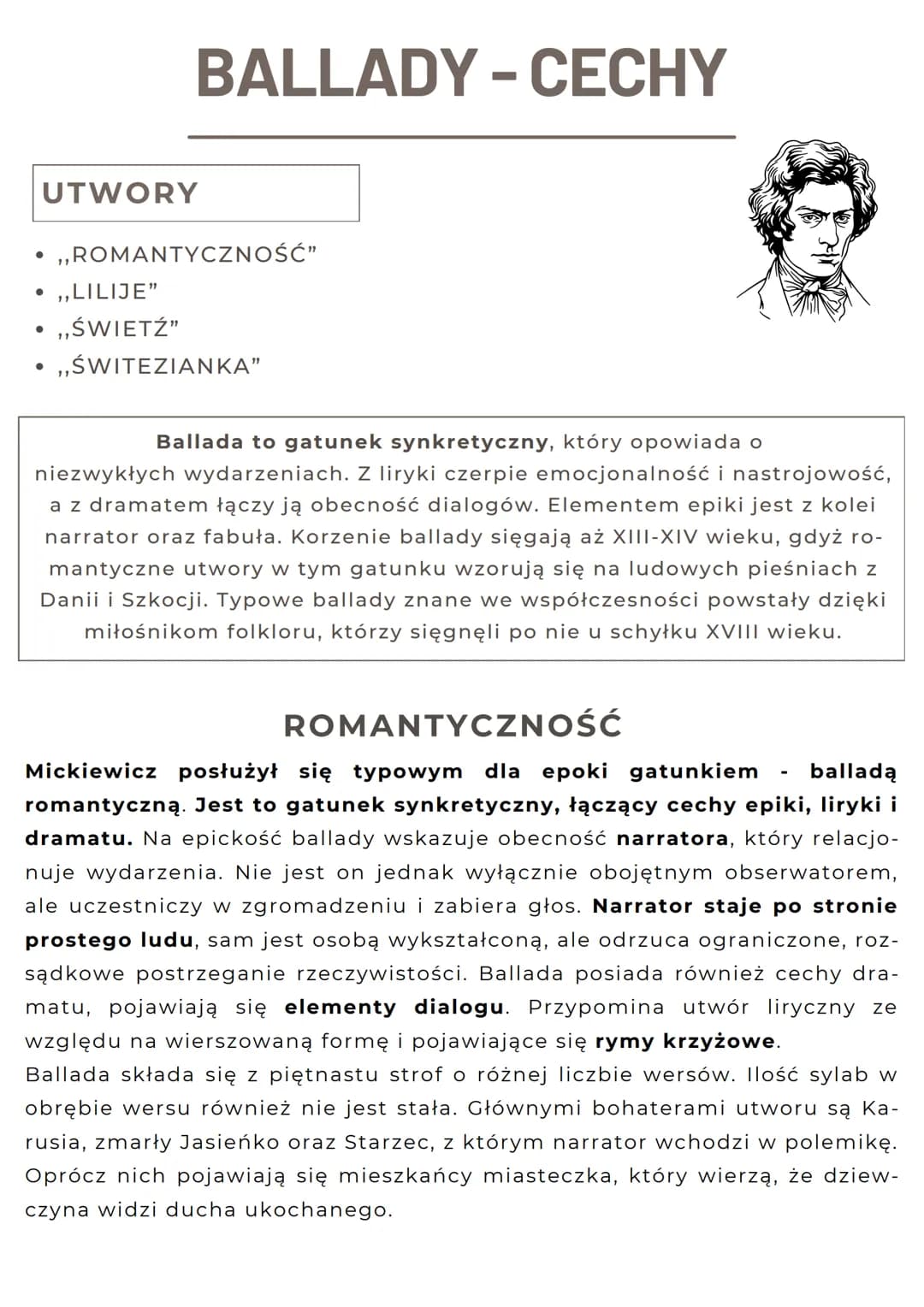 MIŁOŚĆ ROMANTYCZNA
UTWORY
• ,,CIERPIENIA MŁODEGO WERTERA"
• ,,GIAUR"
• ,,KONRAD WALLENROD"
,,ROMANTYCZNOŚĆ"
Miłość romantyczna - romantycy u