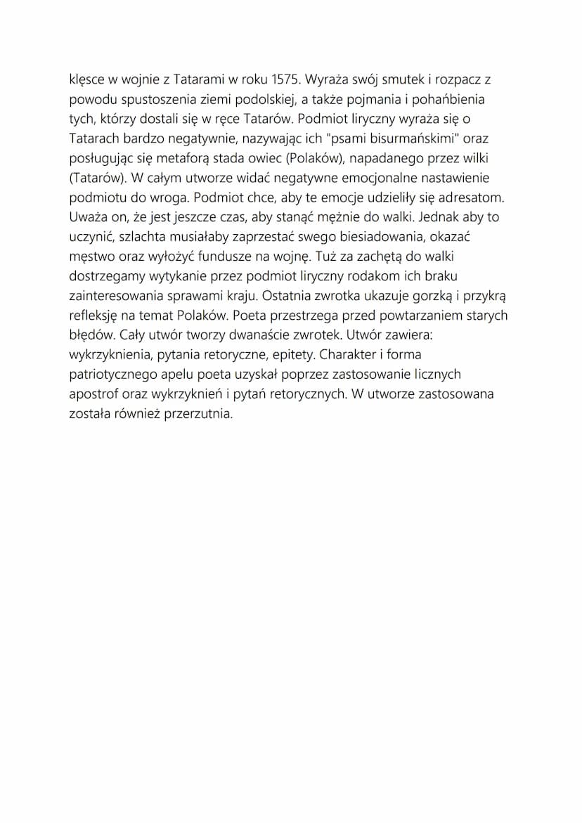 PSALMY I PIEŚNI
Psalmy - jest to pieśń modlitewna o charakterze dziękczynnym,
błagalnym lub pochwalnym. Charakteryzuje ją podniosły, liryczn