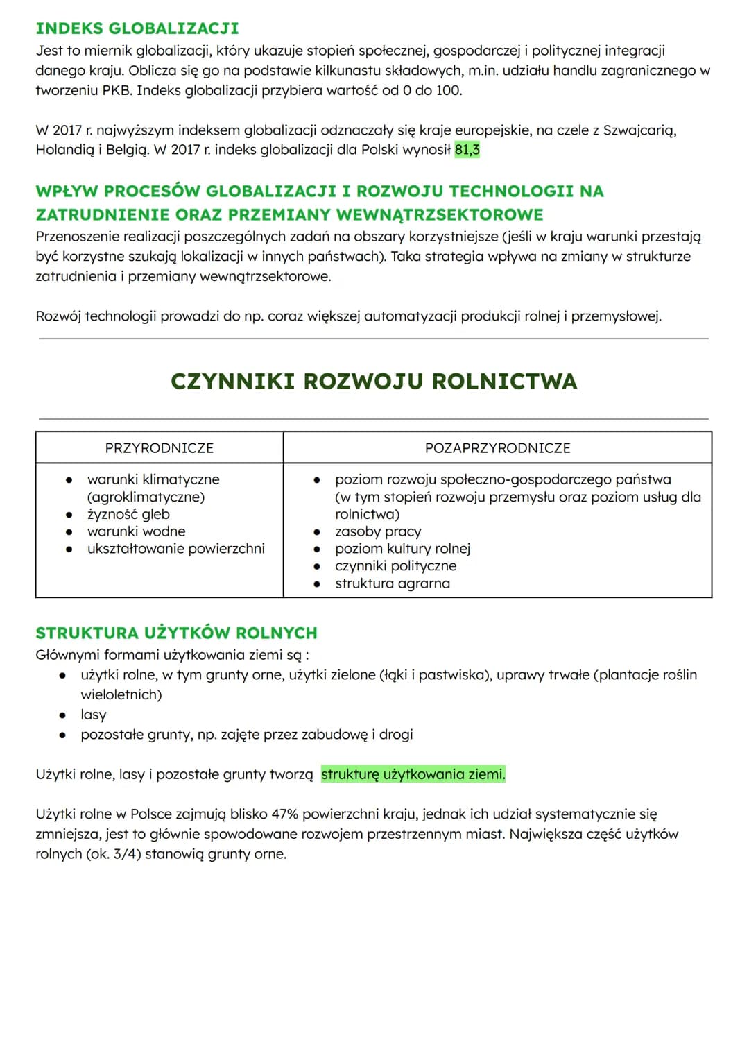 ZMIANA ROLI SEKTORÓW GOSPODARKI
PODZIAŁ GOSPODARKI NA SEKTORY
ROLNICTWO:
•
pierwszy i najstarszy
•
uprawa roślin
•
chów zwierząt
•
(leśnictw