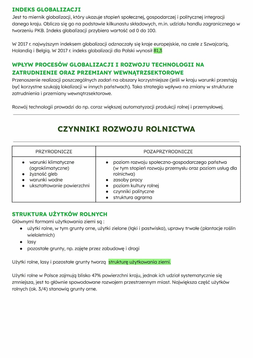 ZMIANA ROLI SEKTORÓW GOSPODARKI
PODZIAŁ GOSPODARKI NA SEKTORY
ROLNICTWO:
•
pierwszy i najstarszy
•
uprawa roślin
•
chów zwierząt
•
(leśnictw