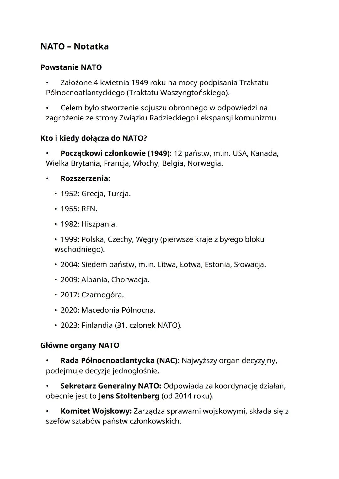 WOS / HIT: Kluczowe informacje o NATO, ONZ, prawach człowieka i konflikcie rosyjsko-ukraińskim