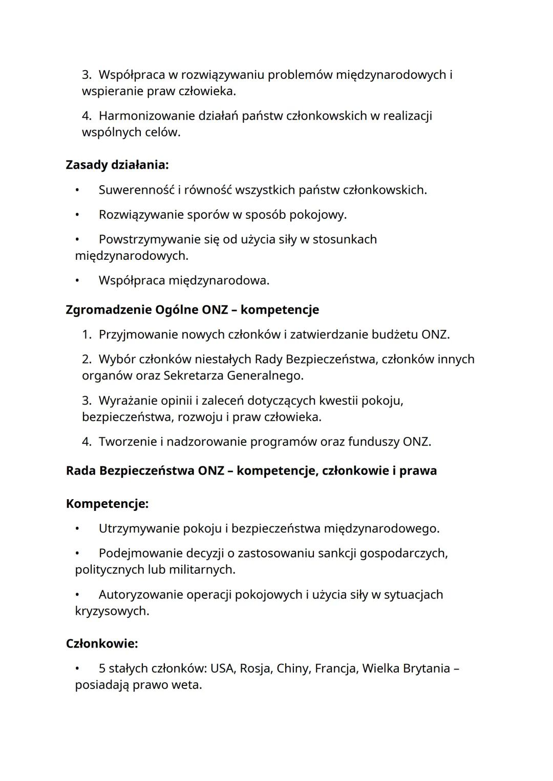 NATO - Notatka
Powstanie NATO
- Założone 4 kwietnia 1949 roku na mocy podpisania Traktatu
Północnoatlantyckiego (Traktatu Waszyngtońskiego).