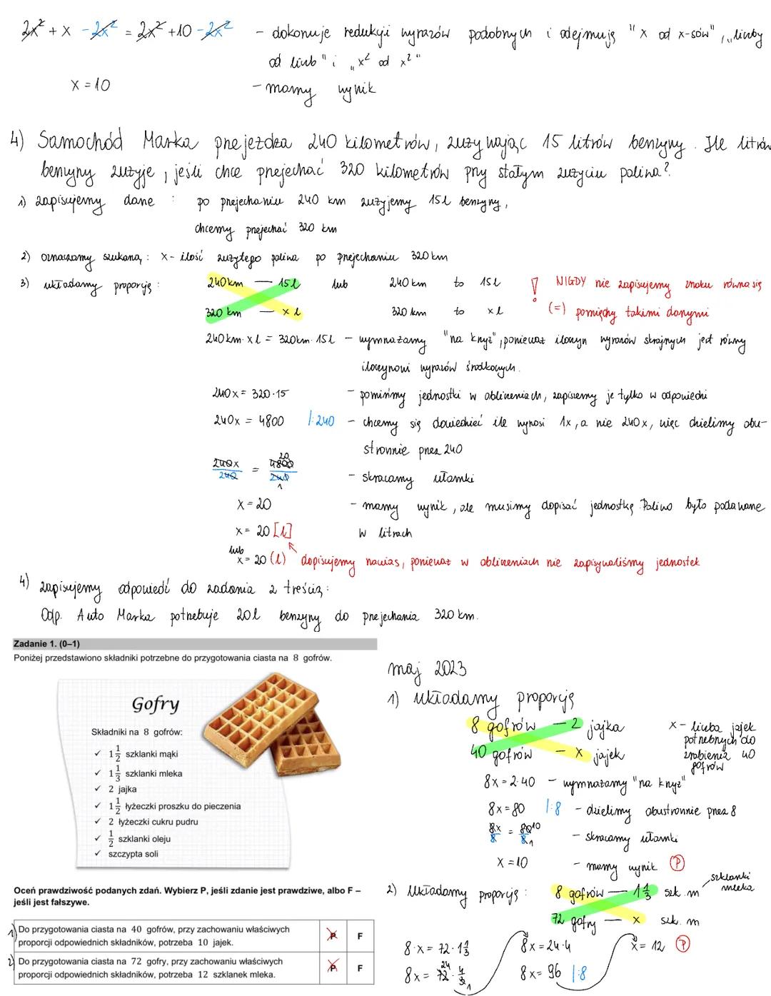 # Proporje

hy razy
środkowe
$a:b=c:d$

hyuzy
Skny ne

$
\frac{a}{b} = \frac{c}{d}$

!

$a \cdot d = b \cdot c$

Proporye tuong catery welko