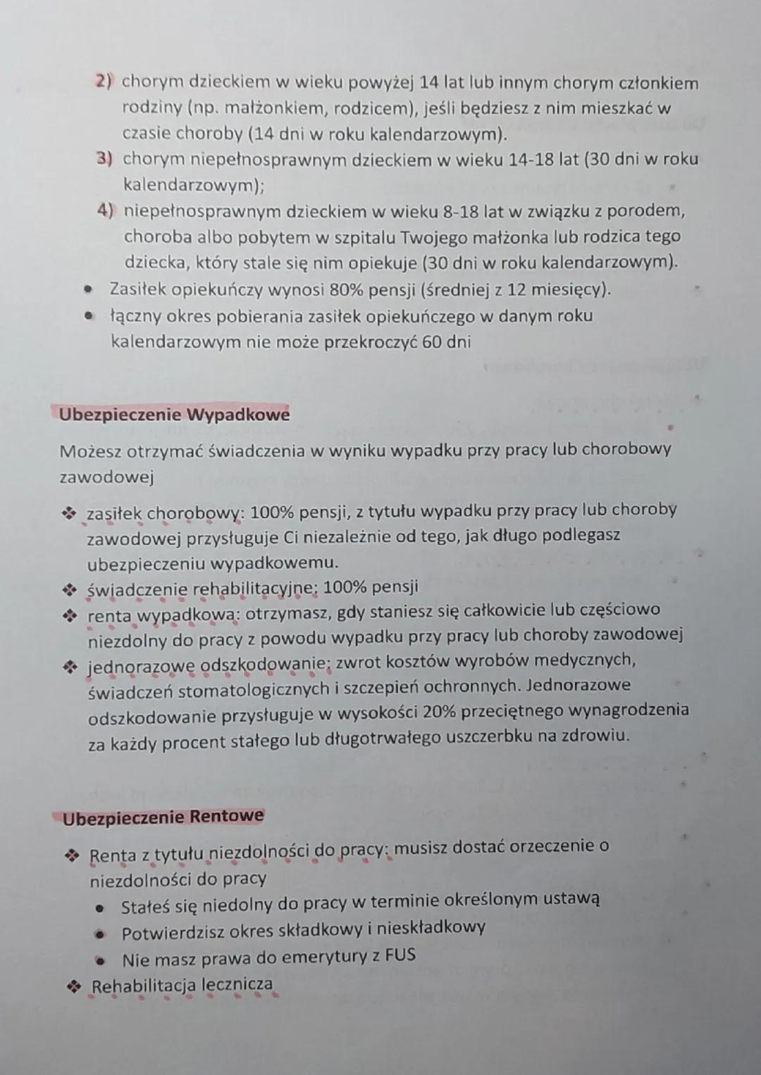 BIZ ZUS
Do zusu płacisz ubezpieczenia
✰ Społeczne
ubez. Emerytalne: ryzyko starości
⚫ubez. Rentowe: ryzyko niezdolności do pracy
•
ubez. Cho