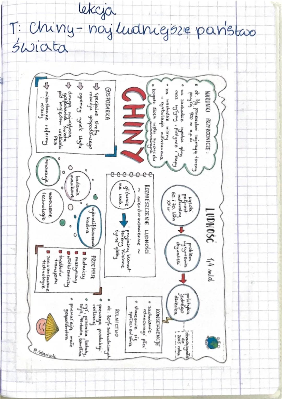 lekcja
T: Chiny - najludniejsze państwo.
świata
WARUNKI PRZYRODNICZE :
。 ok. 3/4 powierzchni zajmują tereny
ронуте 900 т пр
• na zachodzie w