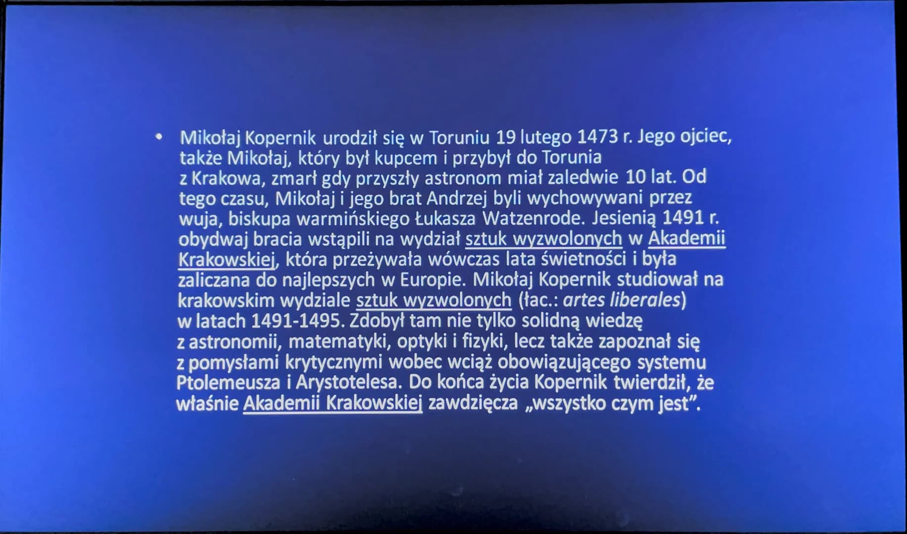 Kim był Mikołaj Kopernik? Mikołaj Kopernik urodził się w Toruniu 19 lutego 1473 r. Jego ojciec,
także Mikołaj, który był kupcem i przybył do