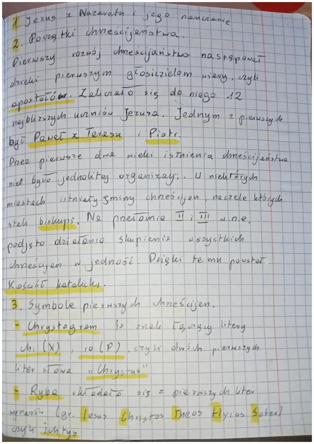 2
Nazareth
1 Jezus
jego
nast spower
2. Pourg thi chrześcijaństwa
Pierwszy rozwój chrześcijaństwa
dzieki pierwszym glosiczielom viery, czyli
