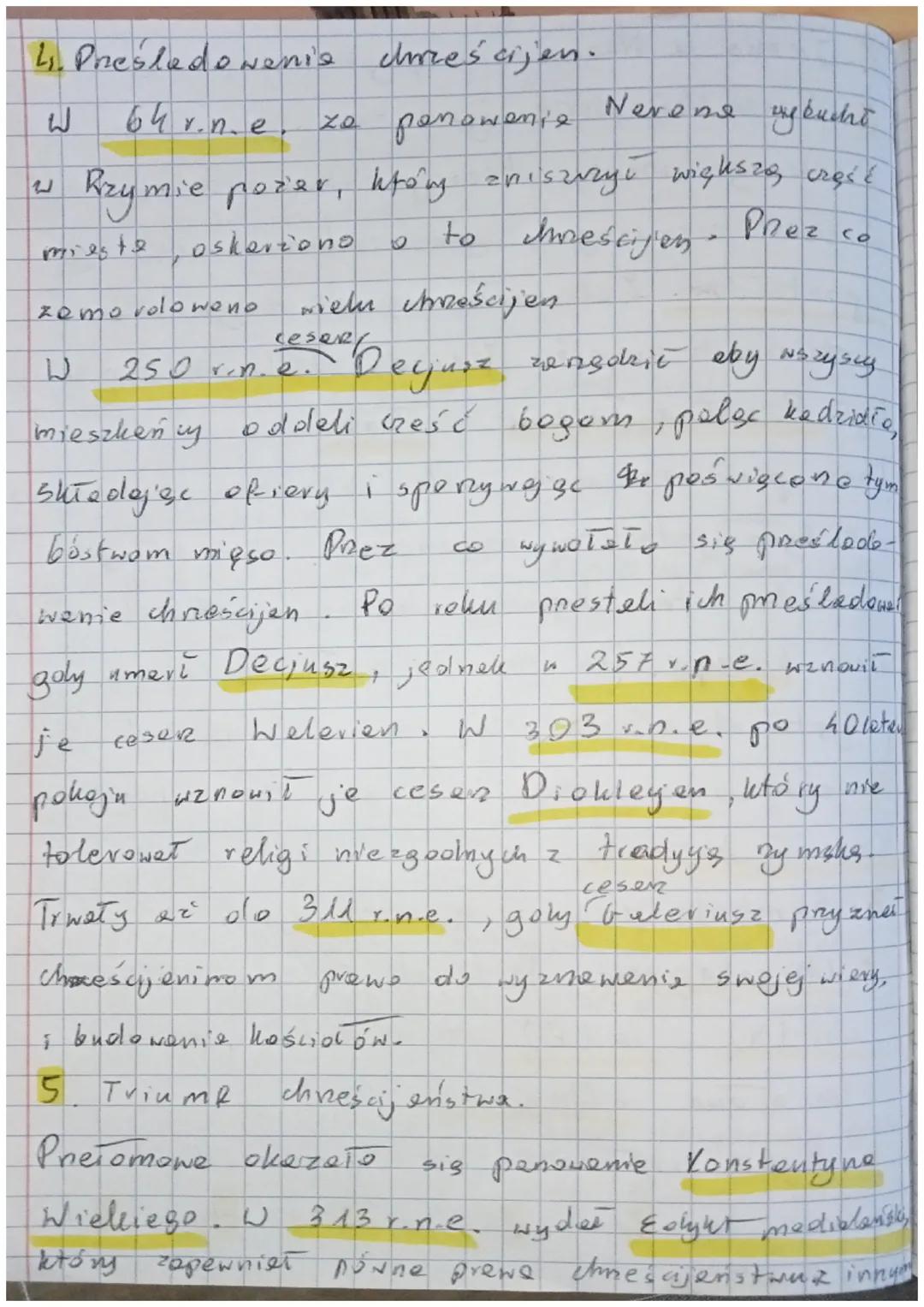 2
Nazareth
1 Jezus
jego
nast spower
2. Pourg thi chrześcijaństwa
Pierwszy rozwój chrześcijaństwa
dzieki pierwszym glosiczielom viery, czyli
