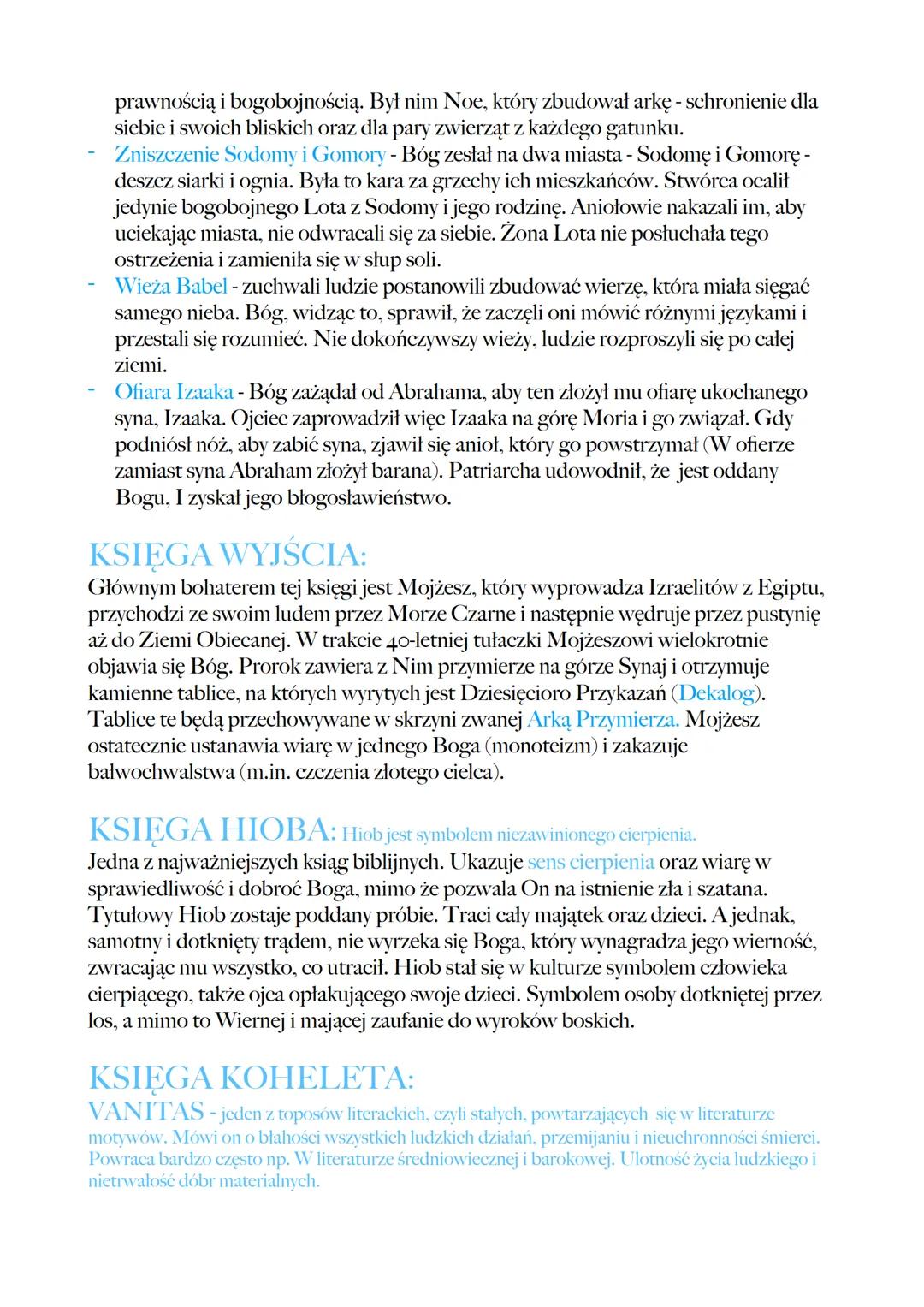 BIBLIA
ZNACZENIE BIBLI:
Biblia wywarła ogromny wpływ na dzieje ludzkości i rozwój cywilizacji.
Dla chrześcijan i Żydów jest źródłem prawd ob