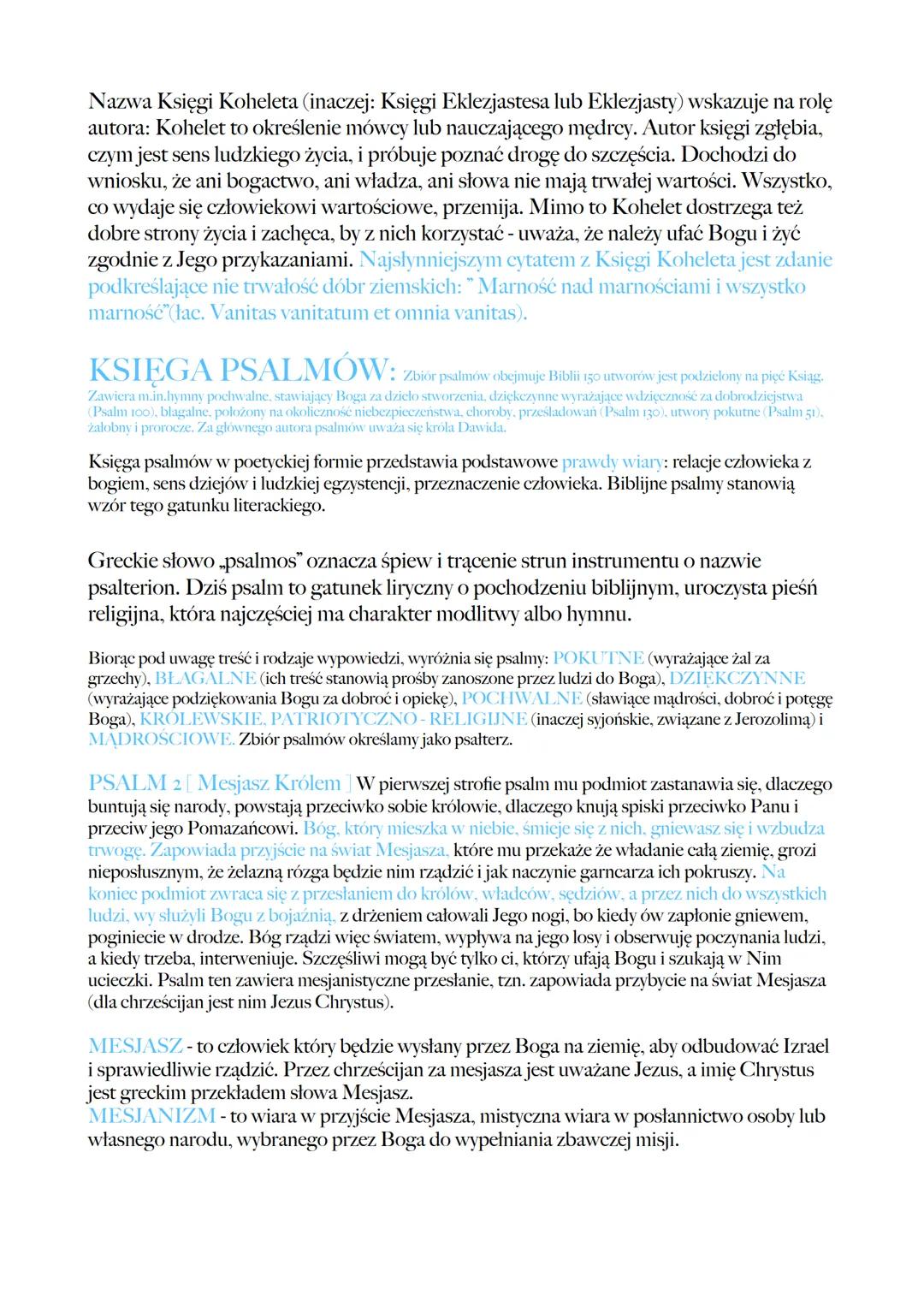 BIBLIA
ZNACZENIE BIBLI:
Biblia wywarła ogromny wpływ na dzieje ludzkości i rozwój cywilizacji.
Dla chrześcijan i Żydów jest źródłem prawd ob