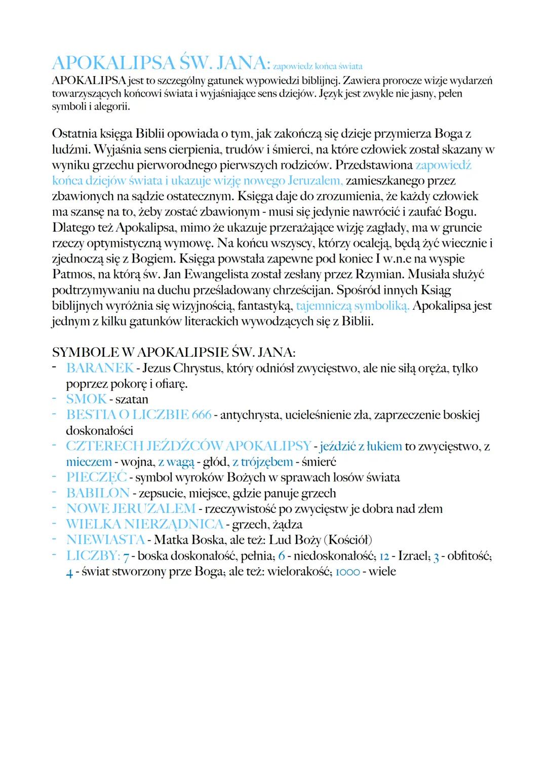 BIBLIA
ZNACZENIE BIBLI:
Biblia wywarła ogromny wpływ na dzieje ludzkości i rozwój cywilizacji.
Dla chrześcijan i Żydów jest źródłem prawd ob