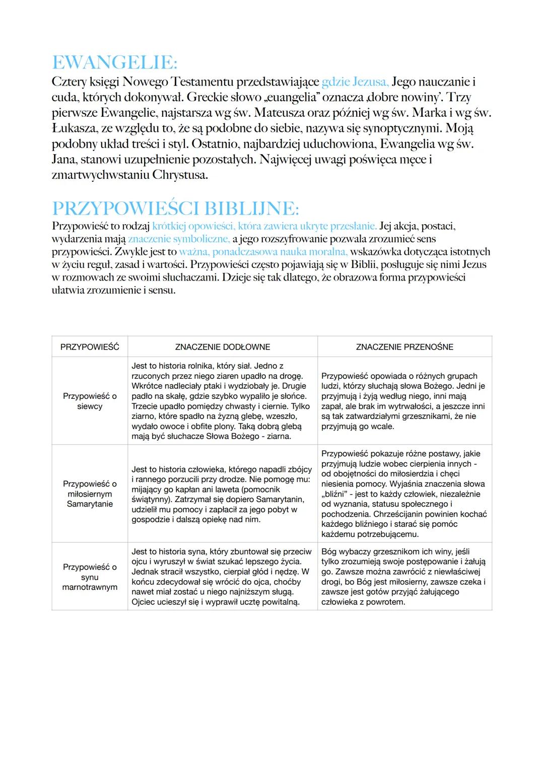 BIBLIA
ZNACZENIE BIBLI:
Biblia wywarła ogromny wpływ na dzieje ludzkości i rozwój cywilizacji.
Dla chrześcijan i Żydów jest źródłem prawd ob