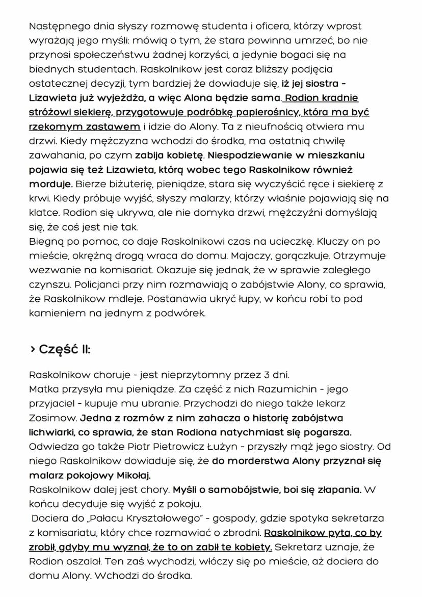 ,,Zbrodnia i kara" - Fiodor
Dostojewski
> Czas i miejsce akcji powieści:
• Akcja powieści trwa w bardzo precyzyjnie określonym
czasie - od s