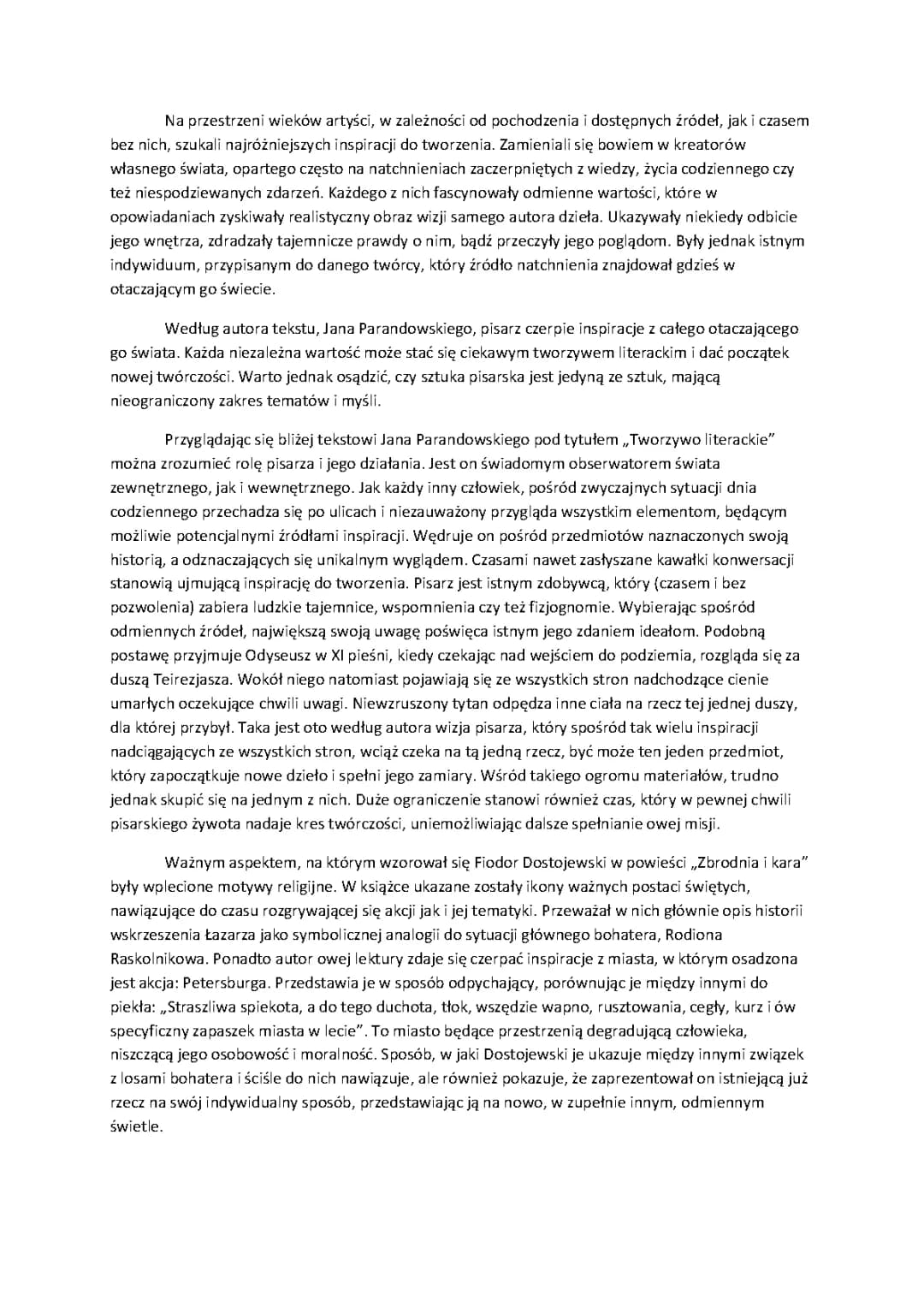 Przykładowa rozprawka rozszerzona z polskiego: Matura 2023 CKE