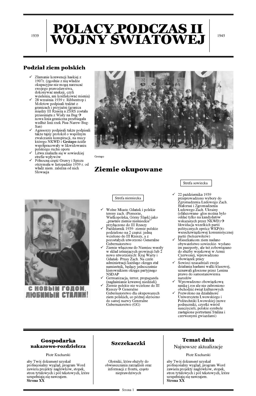Polacy podczas II wojny światowej