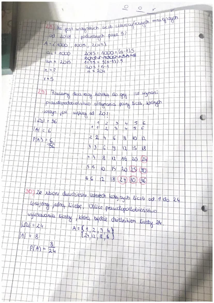 AAN
KOD ZDAJĄCEGO
Kombinatoryka
i rachunek
prawdopodobieństwo
1) Brucany 3 razy moneto, Oblicz prawdopodobieństwo
że w
trzecim zucie wypadni