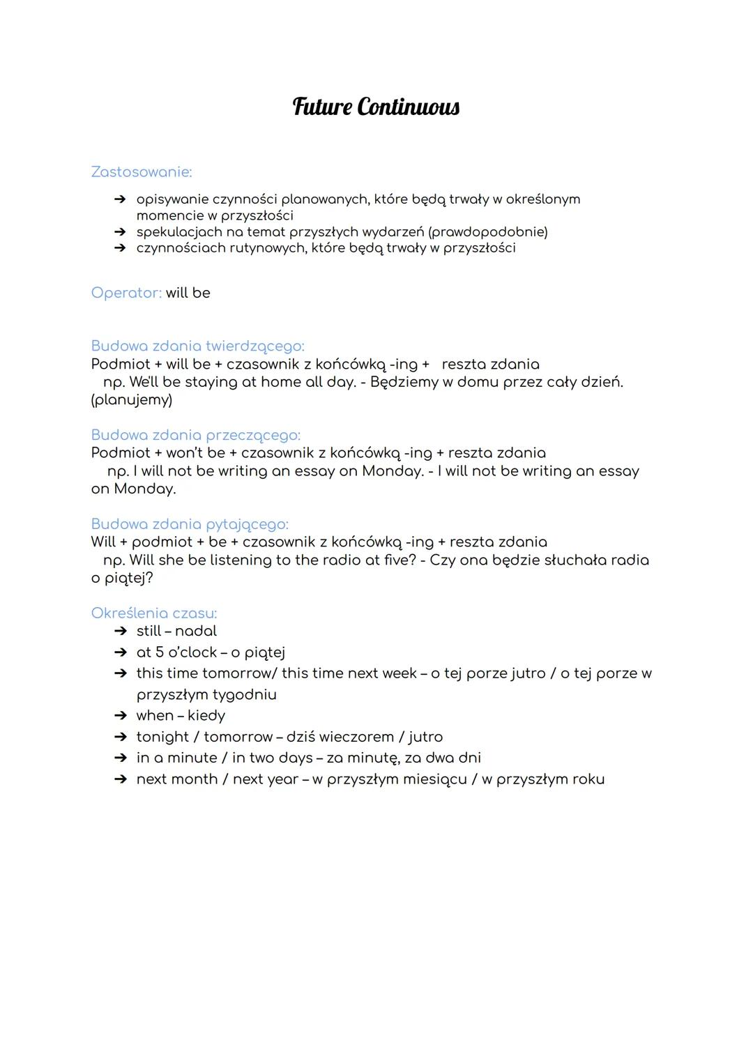 Understanding the Future Continuous Tense: Explained with Examples