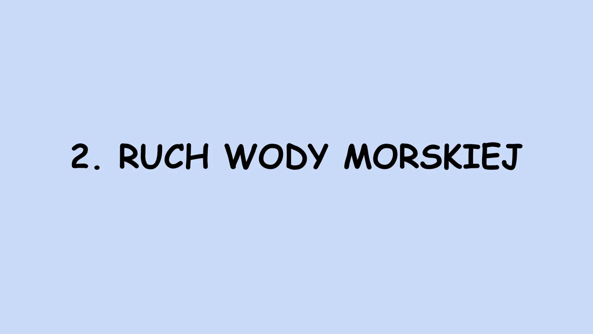 1. ZASOBY WODY NA ZIEMI 1. Podział wody na Ziemi
Całkowite zasoby wodne Ziemi są stałe i wynoszą około 1,386 mld km3. Woda znajduje się w ci
