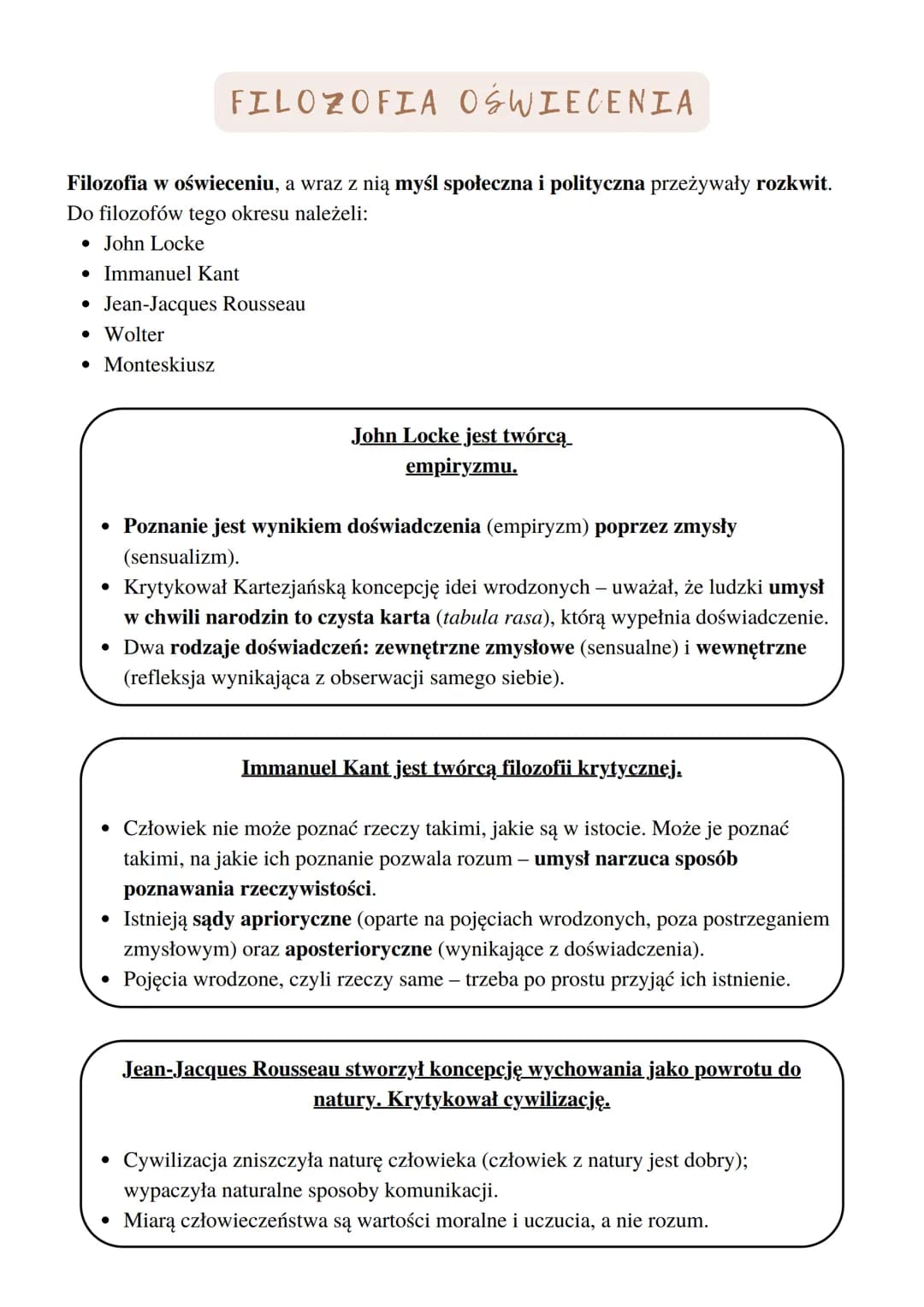 1740 - 1822
OŚWIECENIE
NAZWA EPOKI
Oświecenie to nazwa epoki, którą przyjęto w całej XVIII-wiecznej Europie na określenie
czasów dominacji n