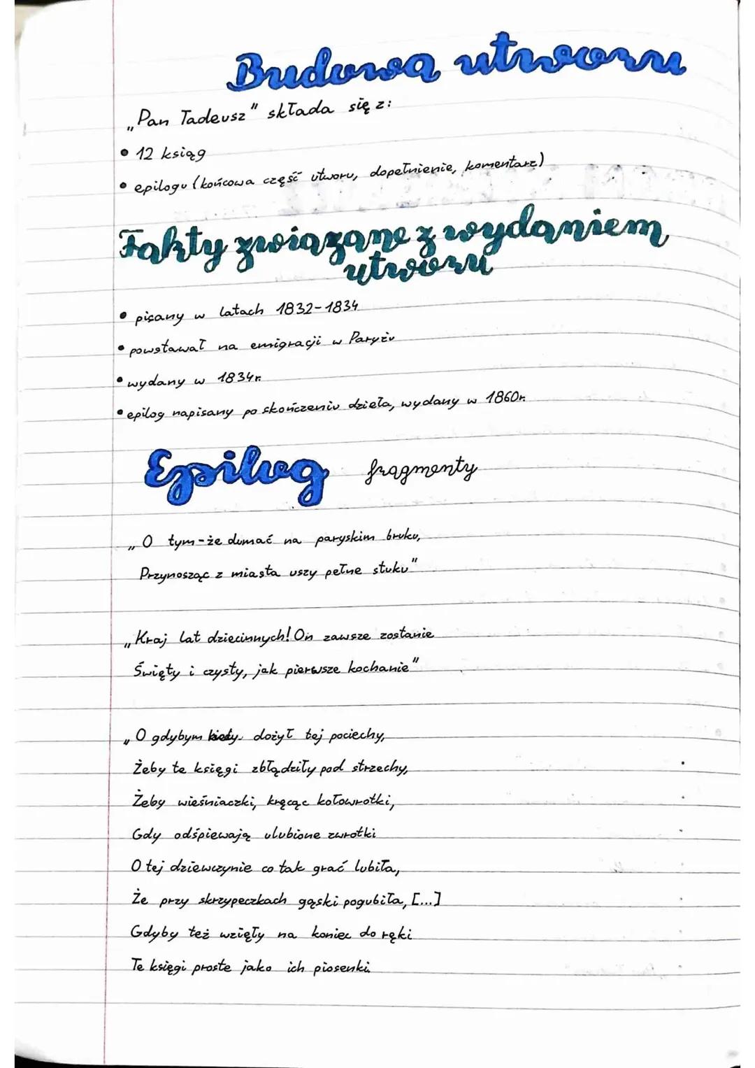 PAN
TADEUSZ
Adam Mickiewicz Pan Tadeusz
Lekcja
Temat Słowa które łączą pokolenia - Inwokacja ".
Innovkacia
zwrtot do kogoś lub czegoś (zazwy