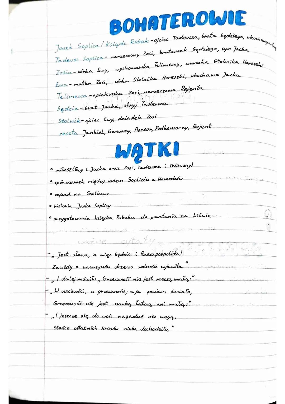 PAN
TADEUSZ
Adam Mickiewicz Pan Tadeusz
Lekcja
Temat Słowa które łączą pokolenia - Inwokacja ".
Innovkacia
zwrtot do kogoś lub czegoś (zazwy