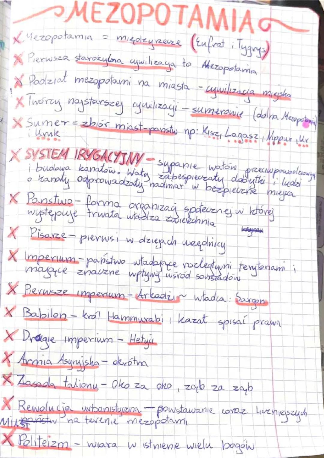 Mezopotamia - Starożytny Wschód i Jego Historia