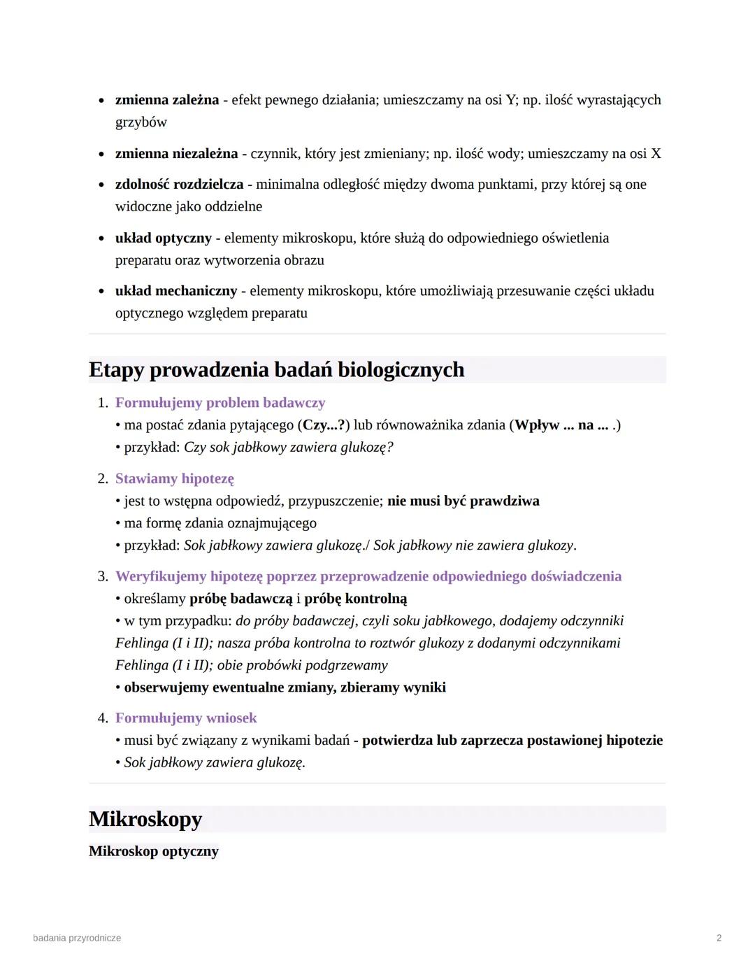 $
badania przyrodnicze
Nauka
Powtórka 1
Powtórka 2
Powtórka 3
Nie zaczęte
podstawa programowa
☐ określa problem badawczy, formułuje hipotezy