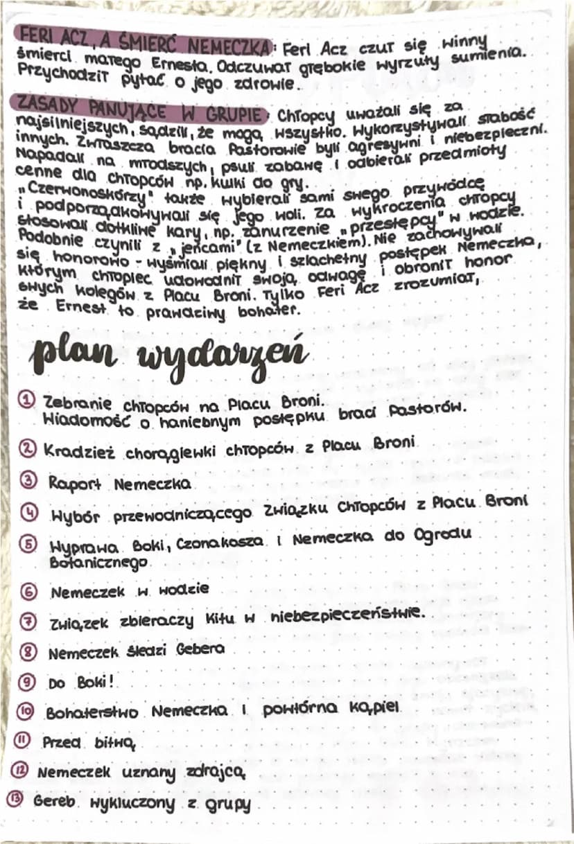 Ohłopcy & Place
Broni
AUTOR: Ferenc Molnar
czas i miejsce
wydarzenia rozgrywają się w Budapeszcie - stolicy Węgier
rozpoczyna się w marcu.
P