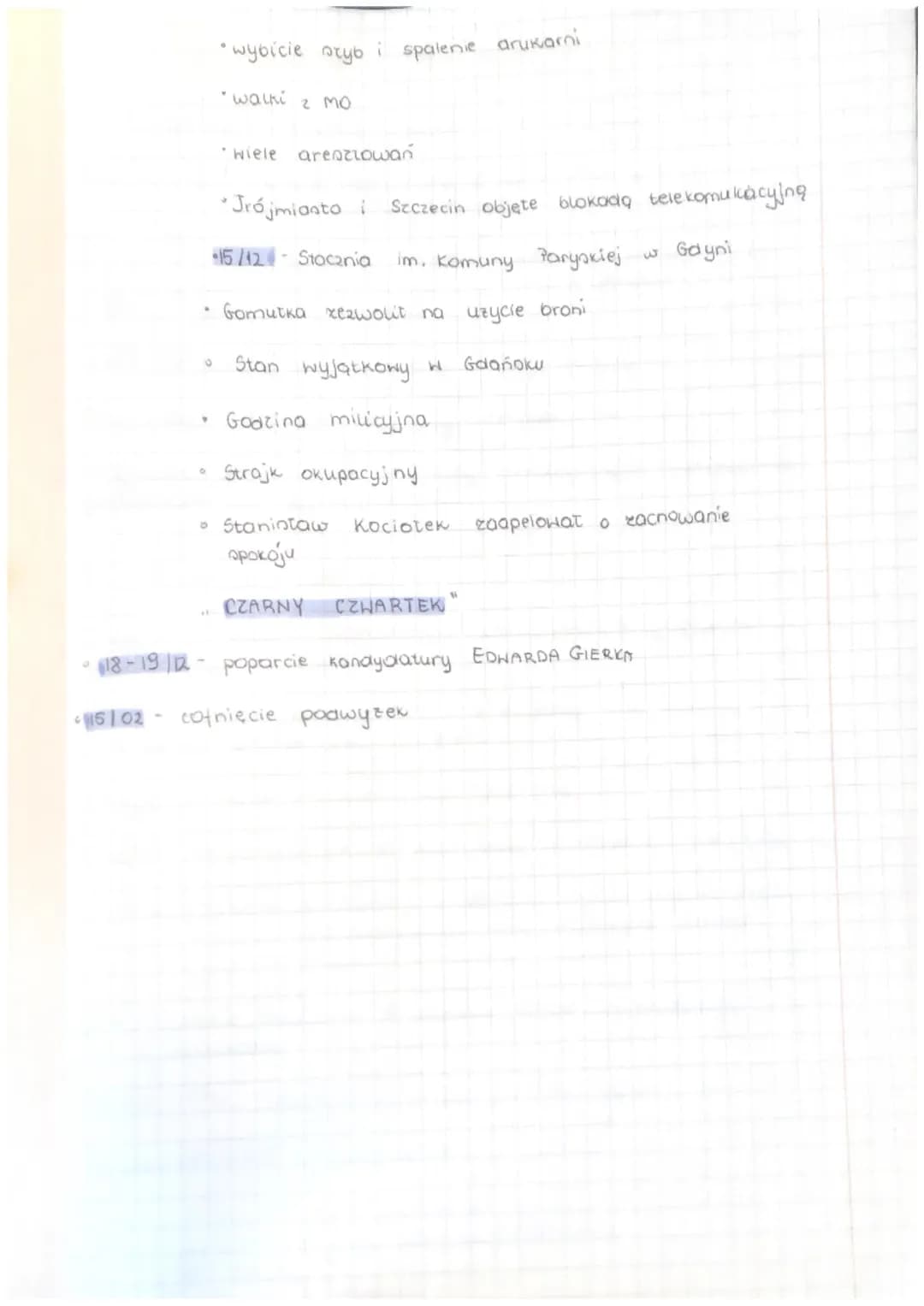 RZADY GOMUŁKI
1. RZĄDY GOMUŁKI
• Mata stabilizacja
▸ Mocne docenienie Hazelkich przejawów swobody
Migracja ze woi
Gospodarko
do miasta
• Bra