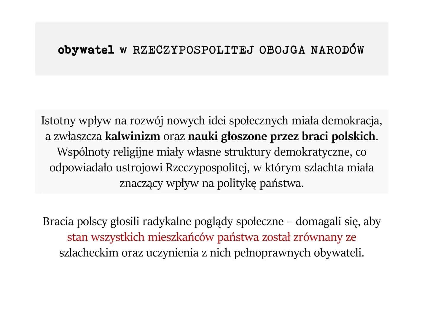 POLSKIE
WZORCE
OBYWATELA
WYKONAŁA: WERONIKA DĄBKOWSKA KI. IIA Pierwsze poświadczone użycie wyrazu „obywatel” w Polsce
datowane jest na począ