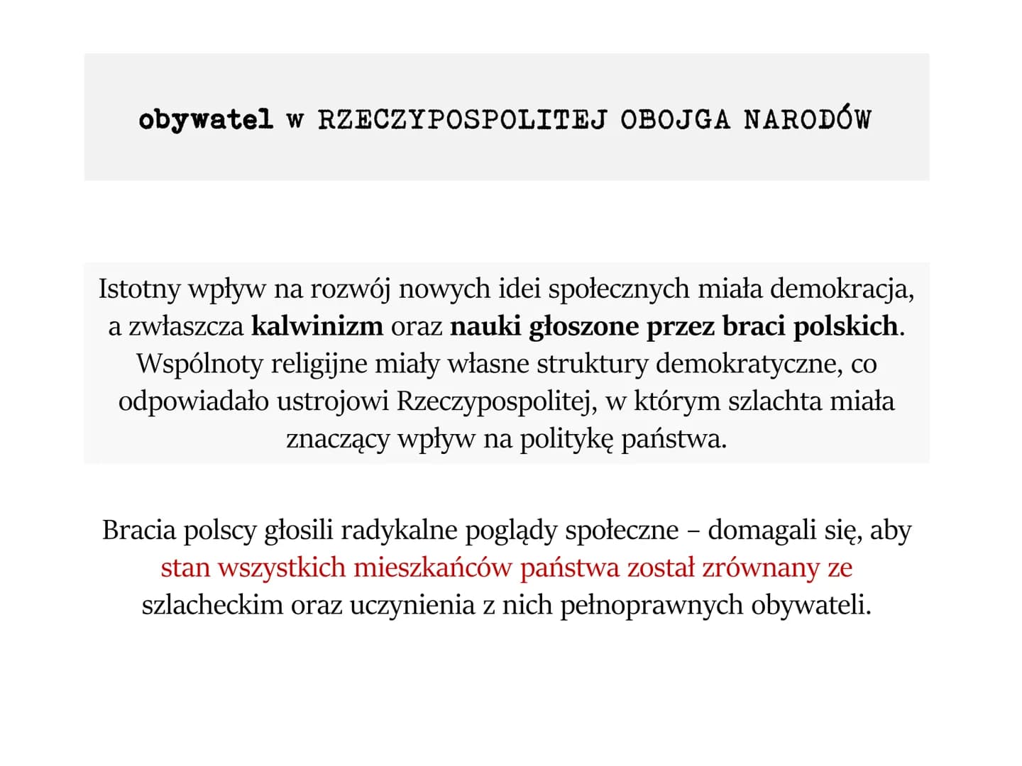 POLSKIE
WZORCE
OBYWATELA
WYKONAŁA: WERONIKA DĄBKOWSKA KI. IIA Pierwsze poświadczone użycie wyrazu „obywatel” w Polsce
datowane jest na począ