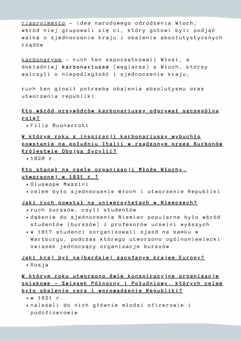 DATY:
02.10.1814 otwarcie kongresu wiedeńskiego
01.03.1815 początek "stu dni Napoleona"
09.06.1815 zakończenie kongresu wiedeńskiego
18.06.1